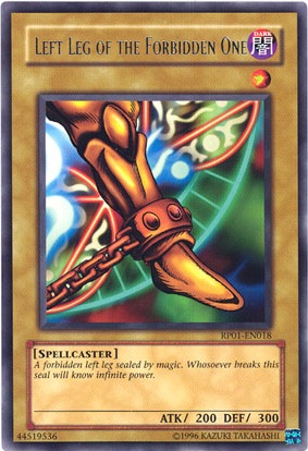 Left Leg of the Forbidden One [RP01-EN018] Rare | Clutch Gaming