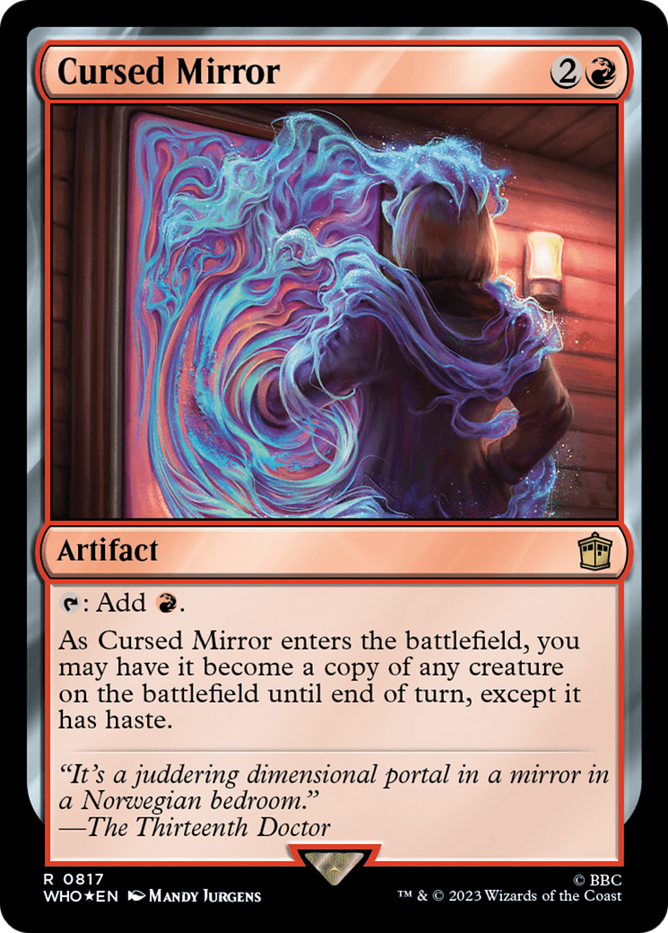 Cursed Mirror (Surge Foil) [Doctor Who] | Clutch Gaming