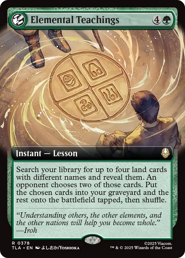 Elemental Teachings (Extended Art) [Avatar: The Last Airbender] | Clutch Gaming