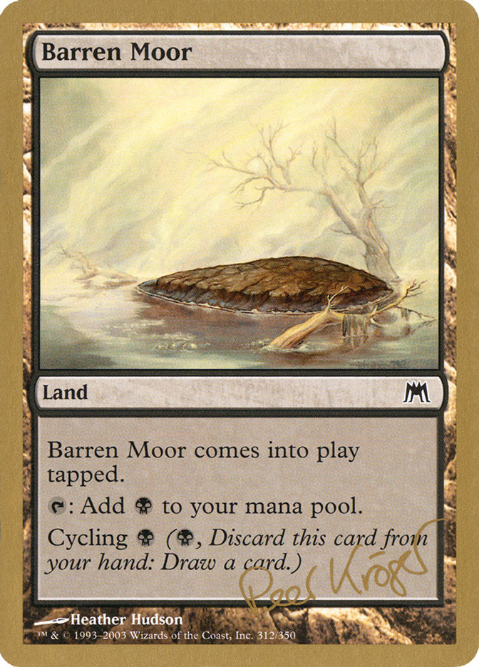 Barren Moor (Peer Kroger) [World Championship Decks 2003] | Clutch Gaming