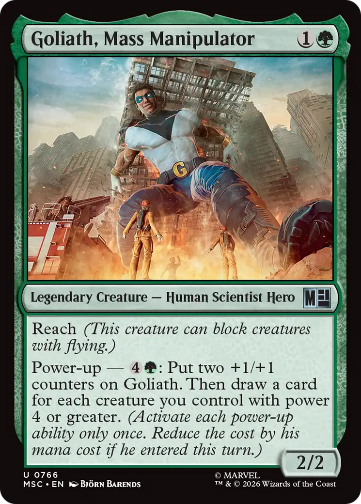 Goliath, Mass Manipulator [Marvel Super Heroes Commander] | Clutch Gaming