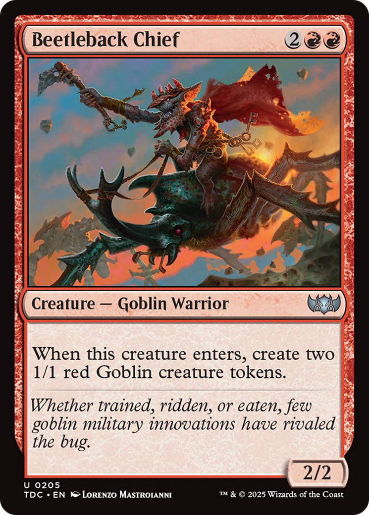 Beetleback Chief [Tarkir: Dragonstorm Commander] | Clutch Gaming
