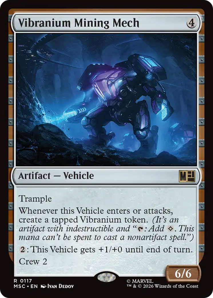 Vibranium Mining Mech (Surge Foil) [Marvel Super Heroes Commander] | Clutch Gaming