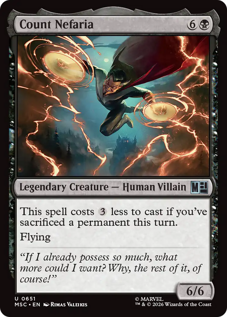 Count Nefaria [Marvel Super Heroes Commander] | Clutch Gaming