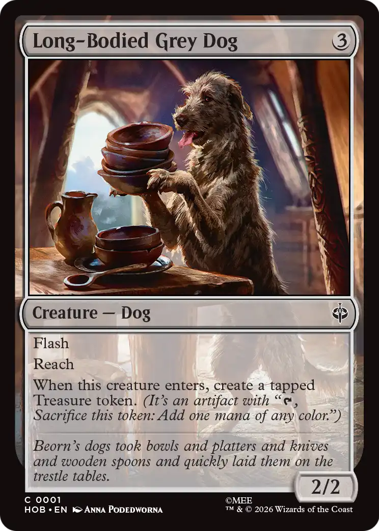 Long-Bodied Grey Dog [The Hobbit] | Clutch Gaming