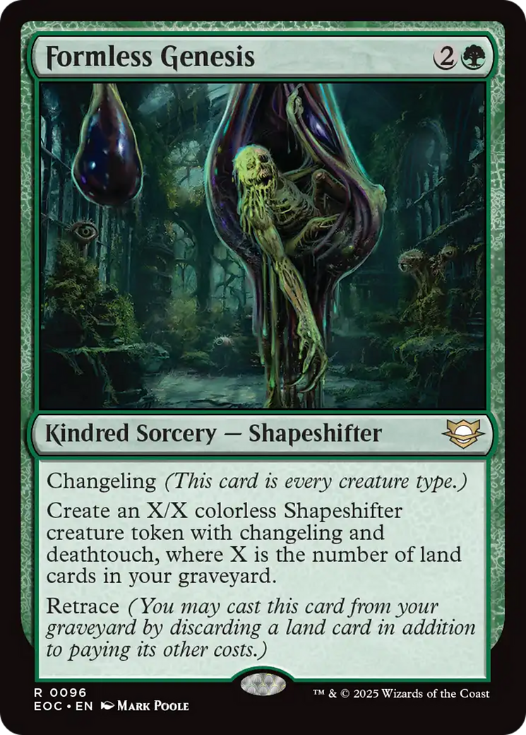 Formless Genesis [Edge of Eternities Commander] | Clutch Gaming