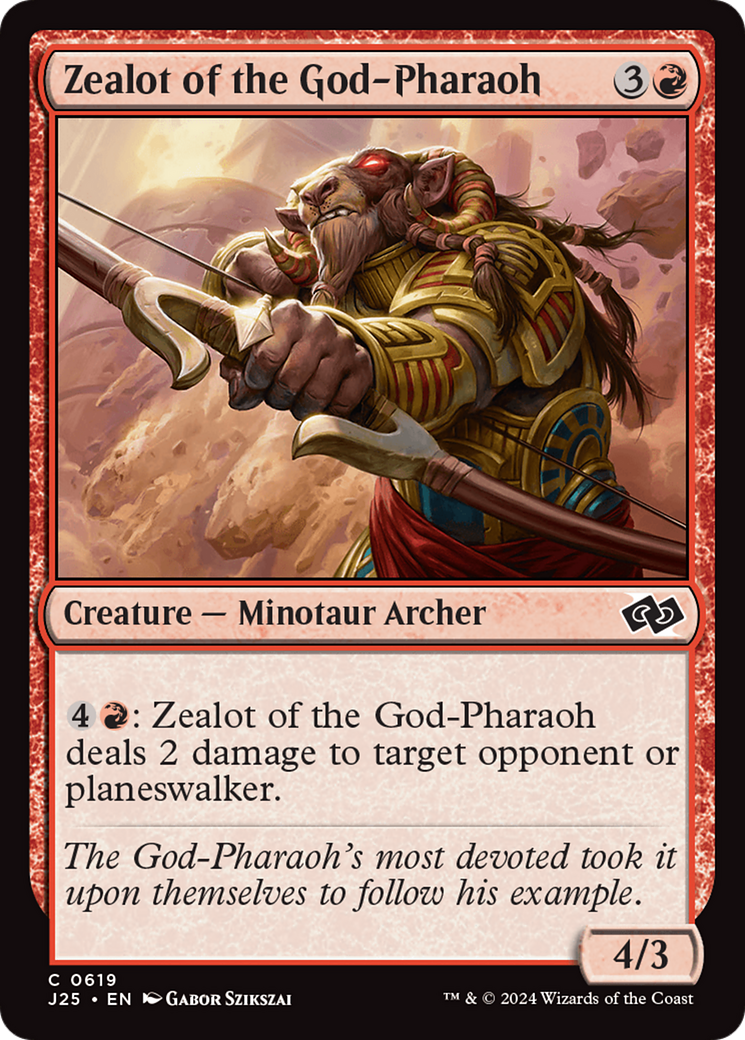 Zealot of the God-Pharaoh [Foundations Jumpstart] | Clutch Gaming