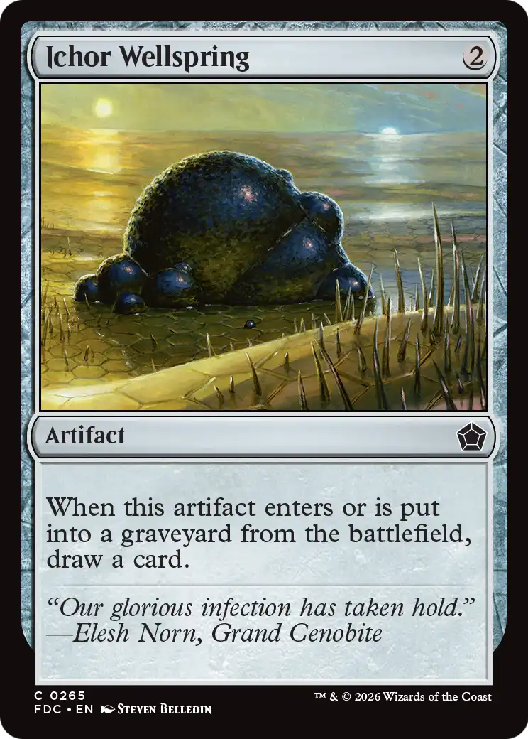 Ichor Wellspring [Foundations Commander] | Clutch Gaming