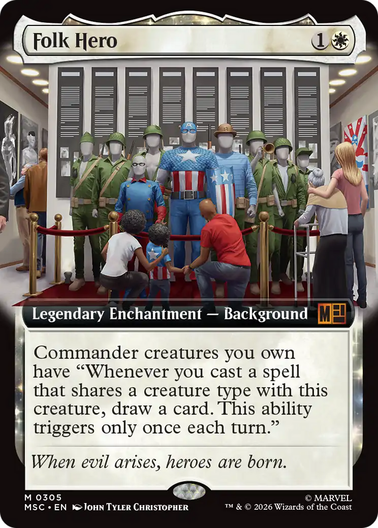 Folk Hero (Extended Art) [Marvel Super Heroes Commander] | Clutch Gaming