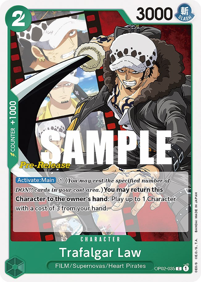 Trafalgar Law [Paramount War Pre-Release Cards] | Clutch Gaming