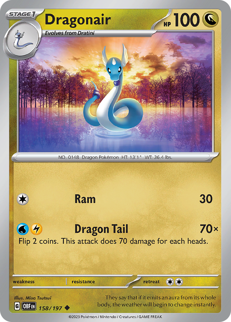 Dragonair (158/197) [Scarlet & Violet: Obsidian Flames] | Clutch Gaming