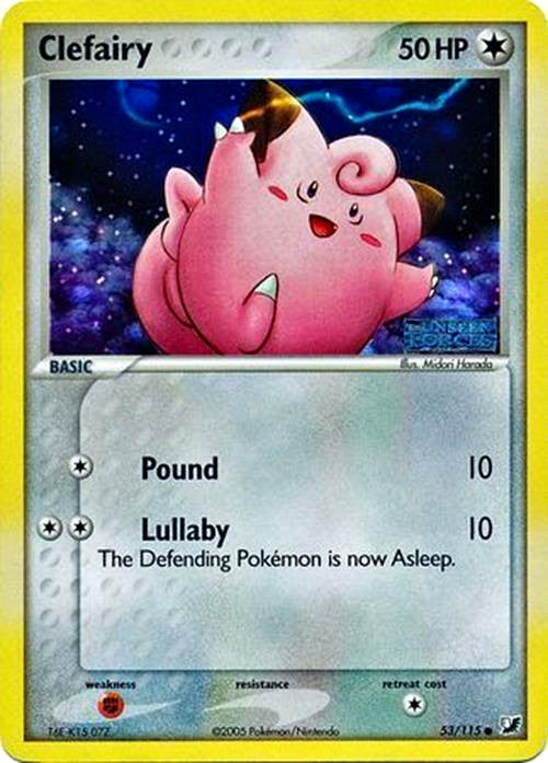 Clefairy (53/115) (Stamped) [EX: Unseen Forces] | Clutch Gaming