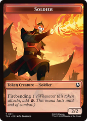 Ally (0005) // Soldier (0002) Double-Sided Token [Avatar: The Last Airbender Tokens] | Clutch Gaming