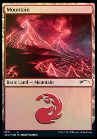 Mountain (Lightning) (570) [Secret Lair Drop Promos] | Clutch Gaming