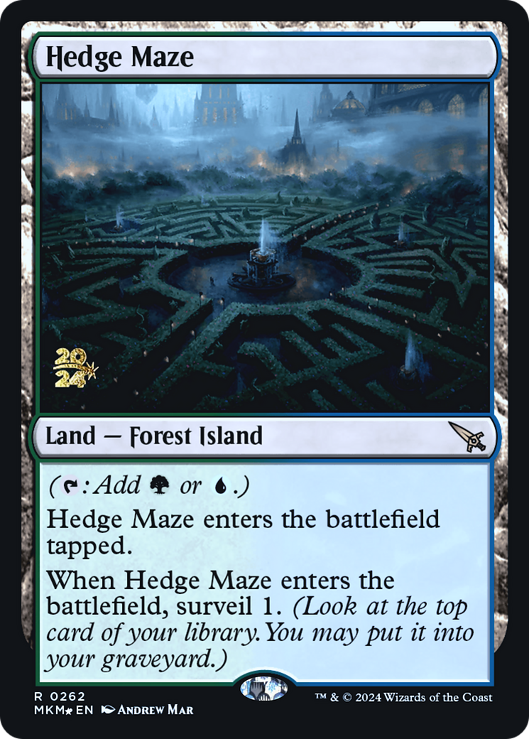 Hedge Maze [Murders at Karlov Manor Prerelease Promos] | Clutch Gaming