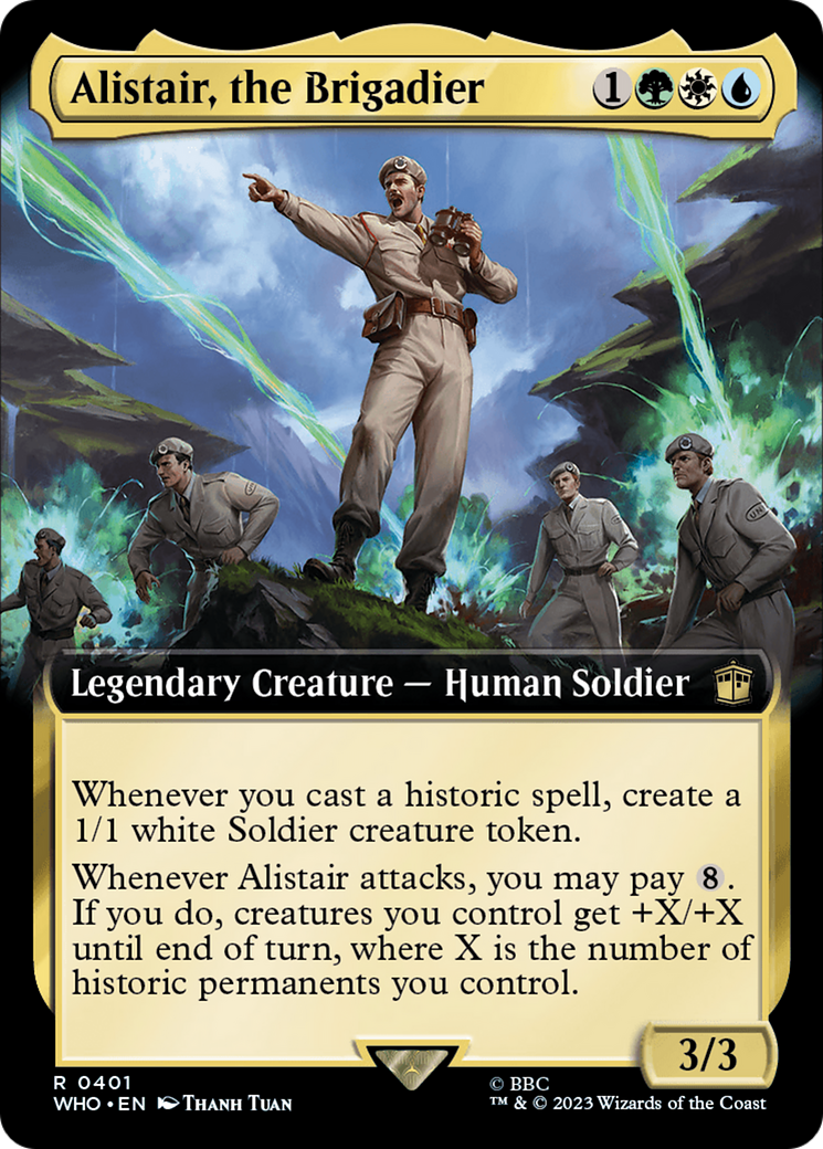 Alistair, the Brigadier (Extended Art) [Doctor Who] | Clutch Gaming