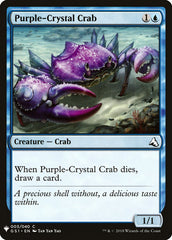 Purple-Crystal Crab [Mystery Booster] | Clutch Gaming