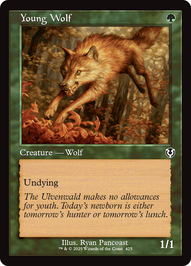 Young Wolf (Retro Frame) [Innistrad Remastered] | Clutch Gaming