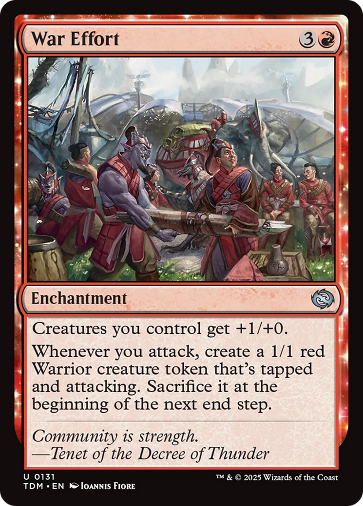 War Effort [Tarkir: Dragonstorm] | Clutch Gaming
