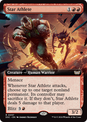 Star Athlete (Extended Art) [Duskmourn: House of Horror Commander] | Clutch Gaming