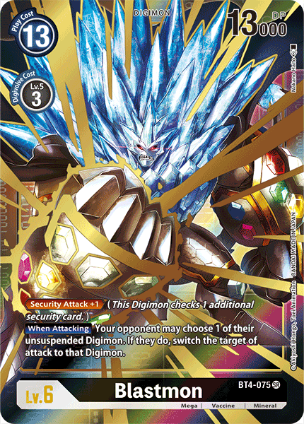 Blastmon [BT4-075] (Alternate Art) [Great Legend] | Clutch Gaming