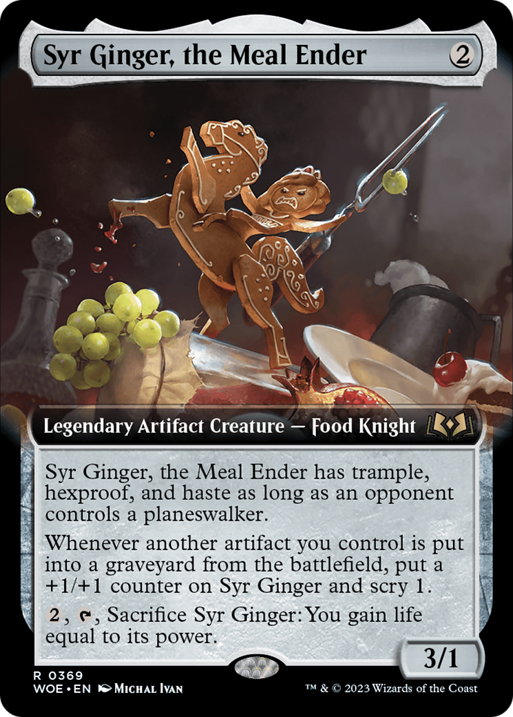 Syr Ginger, the Meal Ender (Extended Art) [Wilds of Eldraine] | Clutch Gaming