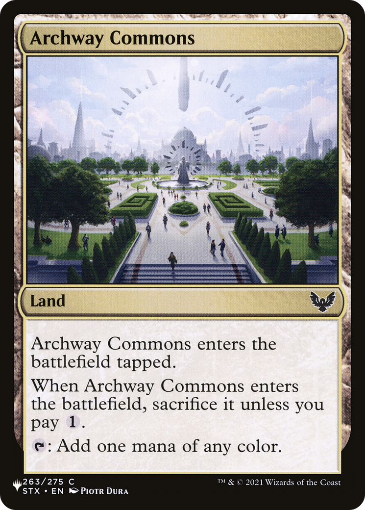 Archway Commons [The List Reprints] | Clutch Gaming