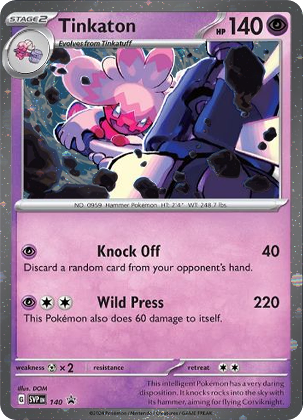 Tinkaton (SVP140) (Cosmos Holo) [Scarlet & Violet: Black Star Promos] | Clutch Gaming