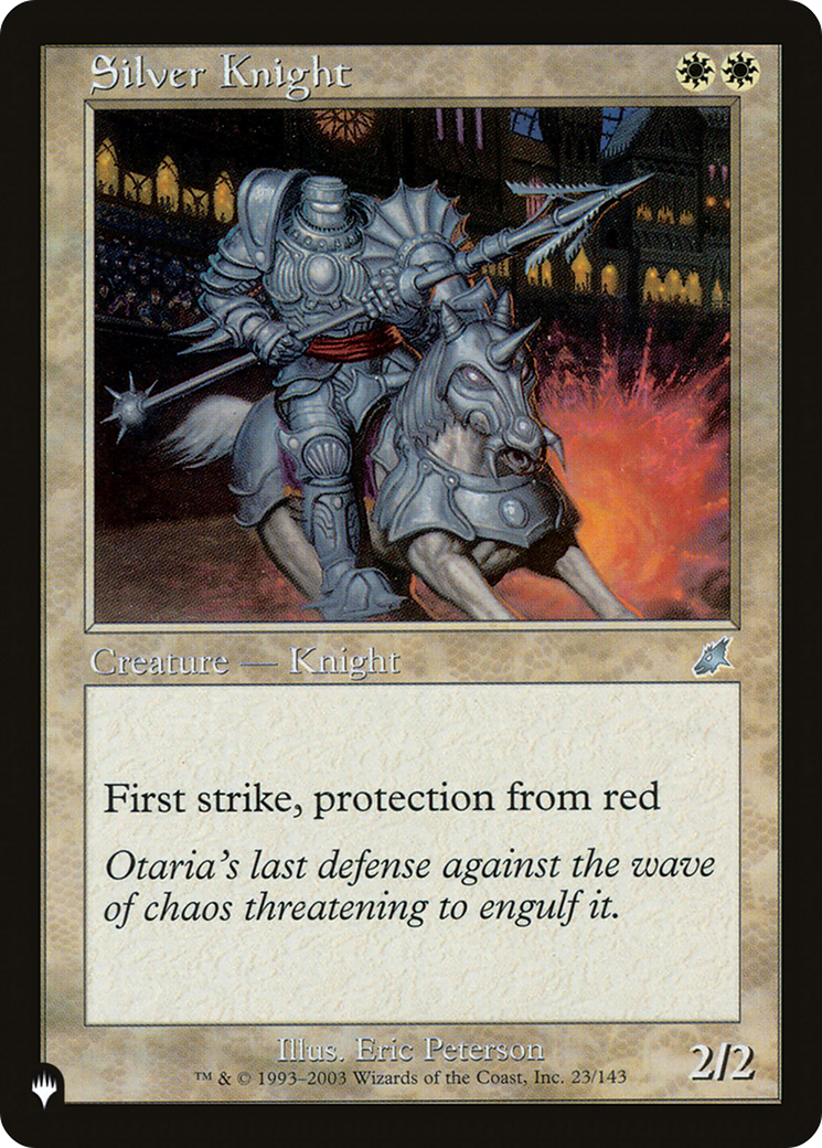 Silver Knight [The List Reprints] | Clutch Gaming