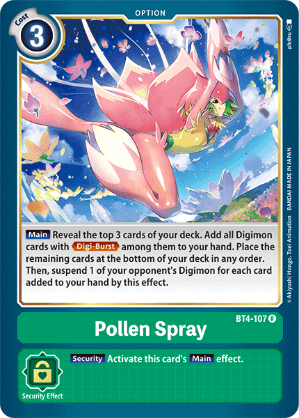 Pollen Spray [BT4-107] [Great Legend] | Clutch Gaming