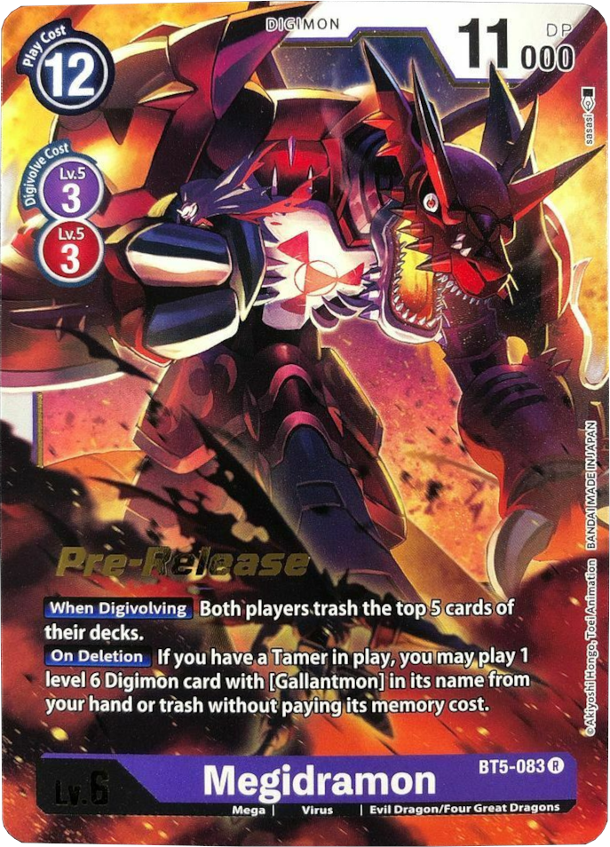 Megidramon [BT5-083] [Battle of Omni Pre-Release Promos] | Clutch Gaming