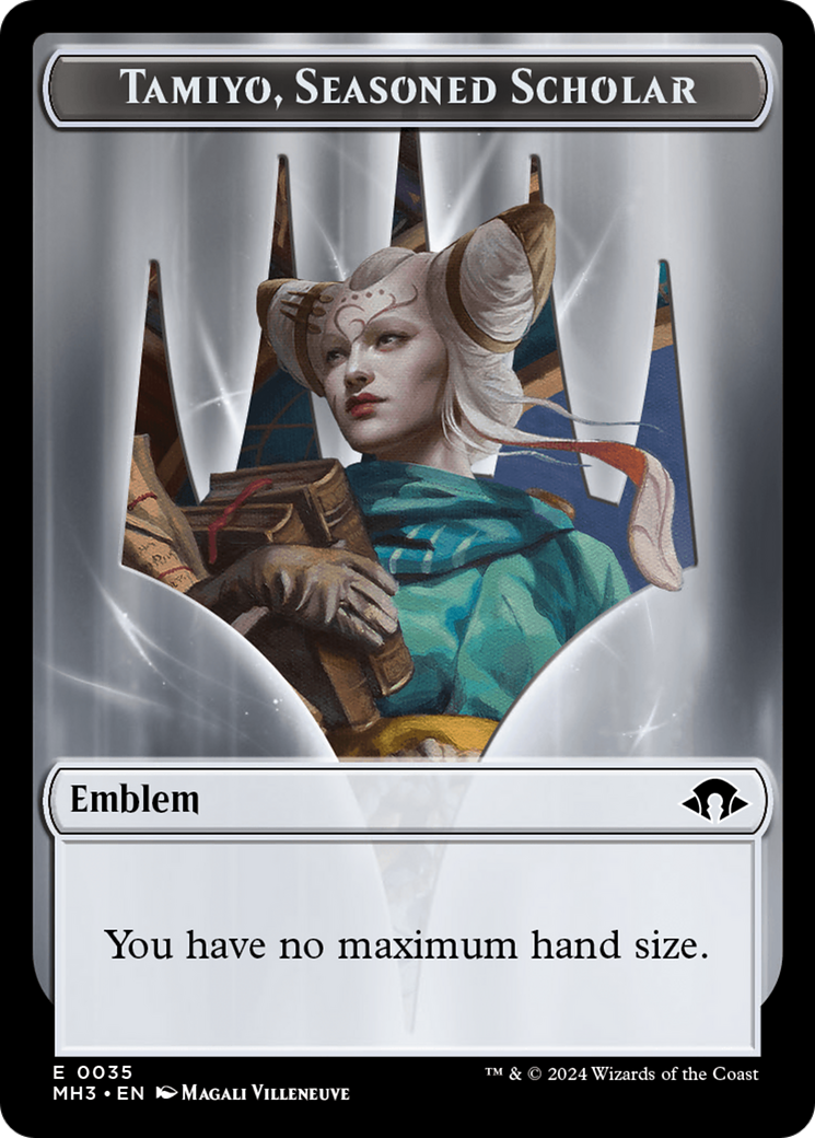 Tamiyo, Seasoned Scholar // Energy Reserve Double-Sided Token [Modern Horizons 3 Tokens] | Clutch Gaming