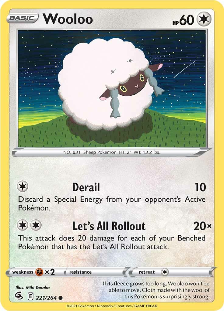 Wooloo (221/264) [Sword & Shield: Fusion Strike] | Clutch Gaming