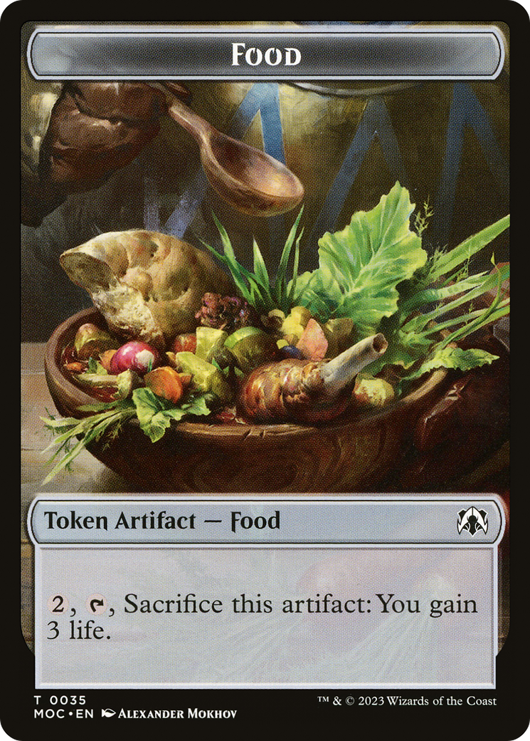 Food Token [March of the Machine Commander Tokens] | Clutch Gaming