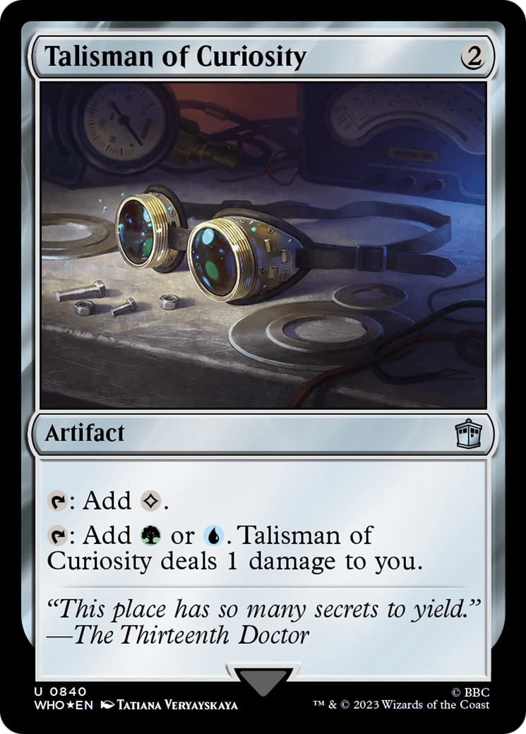 Talisman of Curiosity (Surge Foil) [Doctor Who] | Clutch Gaming