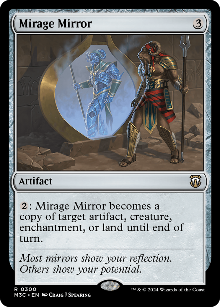 Mirage Mirror (Ripple Foil) [Modern Horizons 3 Commander] | Clutch Gaming