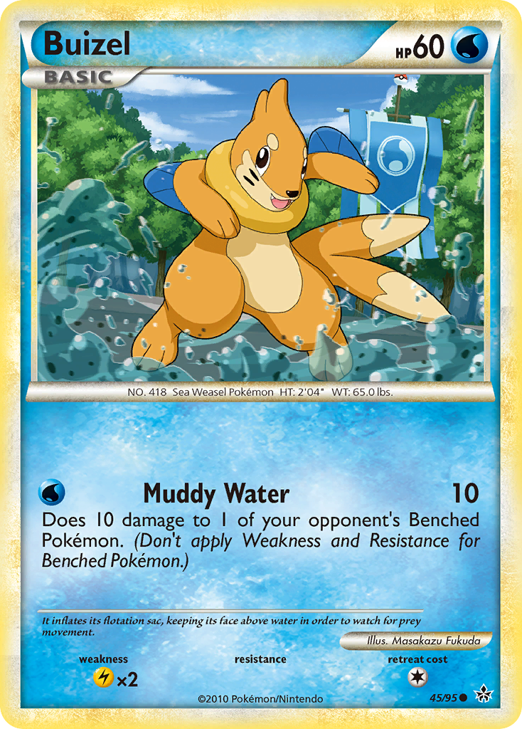 Buizel (45/95) [HeartGold & SoulSilver: Unleashed] | Clutch Gaming