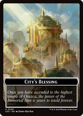 Food // City's Blessing Double-Sided Token [Secrets of Strixhaven Commander Tokens] | Clutch Gaming