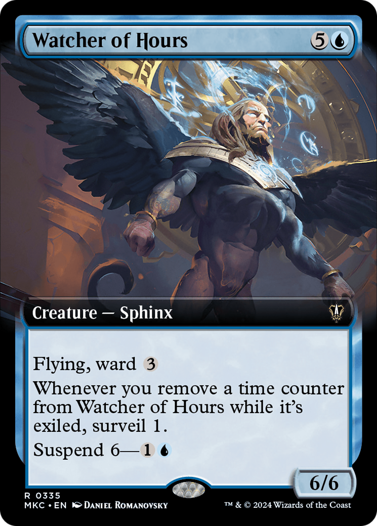 Watcher of Hours (Extended Art) [Murders at Karlov Manor Commander] | Clutch Gaming