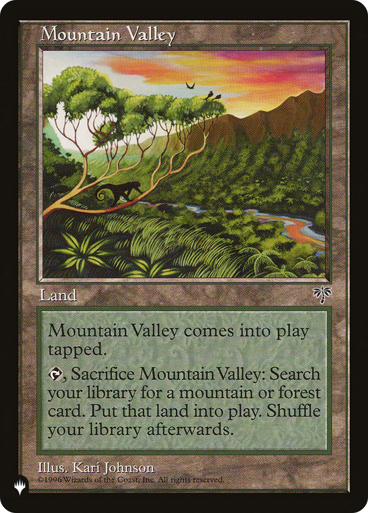 Mountain Valley [The List Reprints] | Clutch Gaming