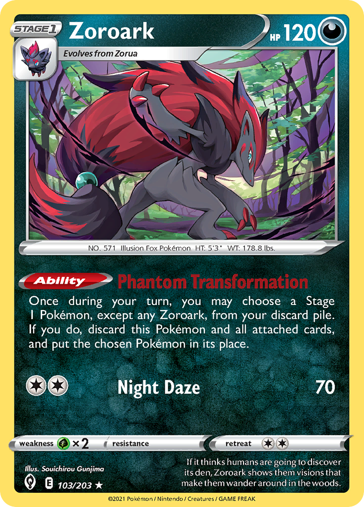 Zoroark (103/203) (Theme Deck Exclusive) [Sword & Shield: Evolving Skies] | Clutch Gaming