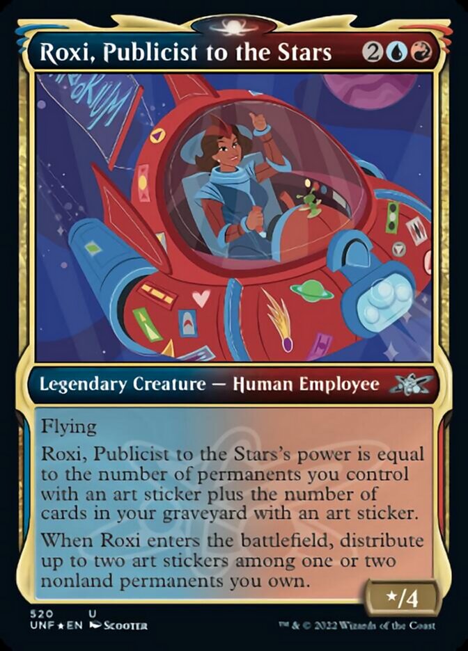 Roxi, Publicist to the Stars (Showcase) (Galaxy Foil) [Unfinity] | Clutch Gaming