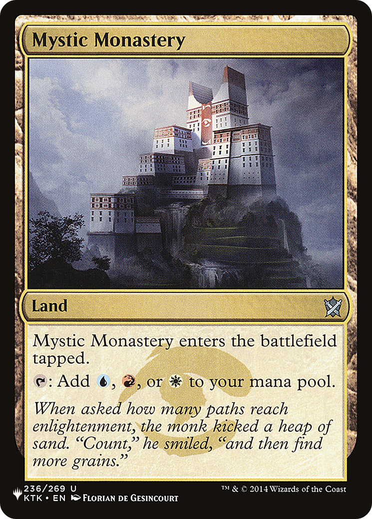 Mystic Monastery [The List Reprints] | Clutch Gaming