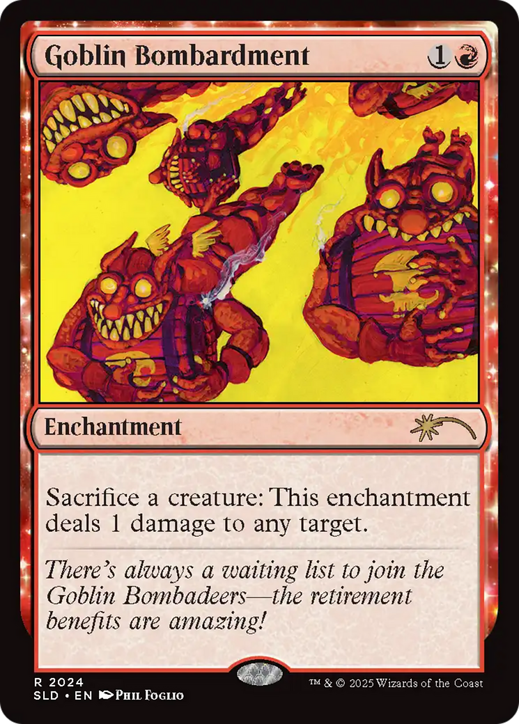 Goblin Bombardment (2024) (Rainbow Foil) [Secret Lair Drop Series] | Clutch Gaming
