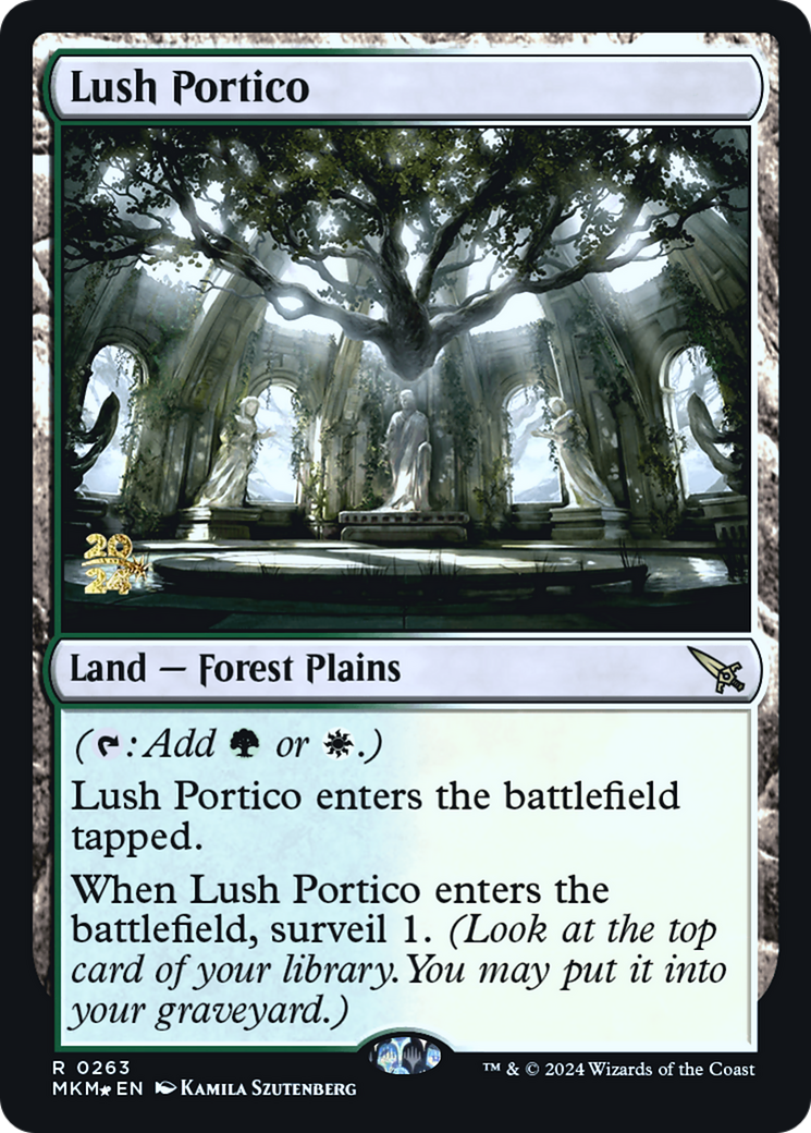 Lush Portico [Murders at Karlov Manor Prerelease Promos] | Clutch Gaming