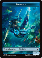 Wall (003) // Merfolk (006) Double-Sided Token [Marvel Super Heroes Commander Tokens] | Clutch Gaming