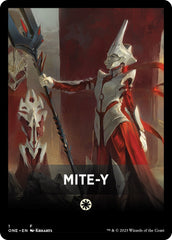 Mite-Y Theme Card [Phyrexia: All Will Be One Tokens] | Clutch Gaming