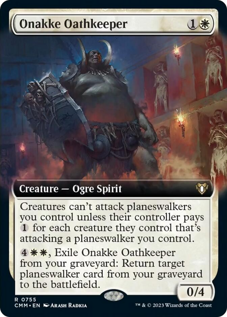 Onakke Oathkeeper (Extended Art) [Commander Masters] | Clutch Gaming