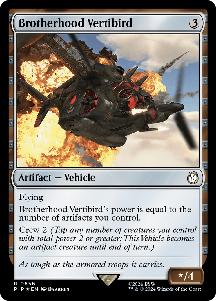 Brotherhood Vertibird (Surge Foil) [Fallout] | Clutch Gaming