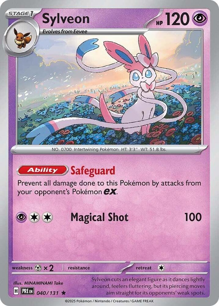 Sylveon (040/131) [Scarlet & Violet: Prismatic Evolutions] | Clutch Gaming